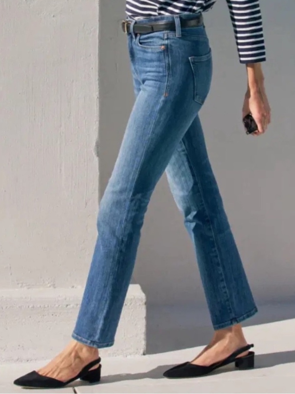 AYR || The Pop Jeans Straight Ankle Medium Blue 24